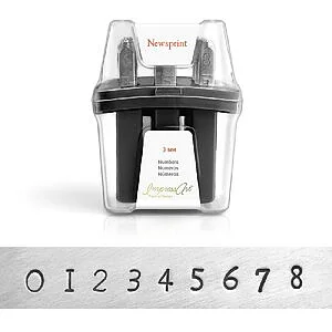 NEWSPRINT NUMBERS PREMIUM SET - 3MM