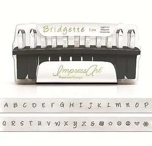 BRIDGETTE UPPERCASE PREMIUM SET - 3MM