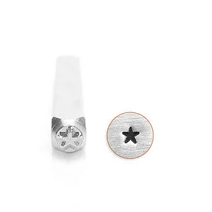METAL STAMP - SOLID STAR 3MM