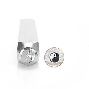 METAL STAMP - YIN YANG 6MM