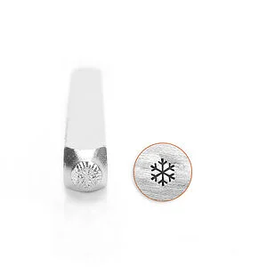 METAL STAMP - SNOW FLAKE (SMALL) 3MM