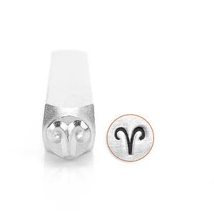 METAL STAMP - ARIES 6MM