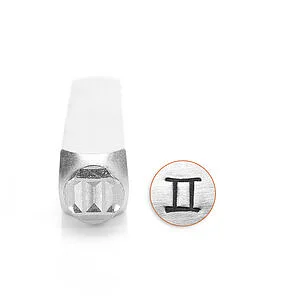 METAL STAMP - GEMINI 6MM