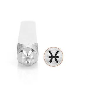 METAL STAMP - PISCES 6MM
