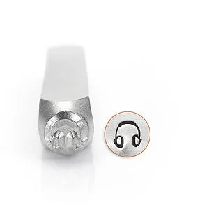 METAL STAMP - HEADPHONES 6MM