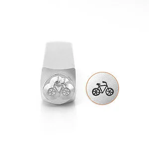 METAL STAMP - BICYCLE 6MM