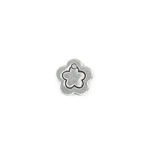 FIORE BORDATO PELTRO - D. 12 MM - 3 PZ