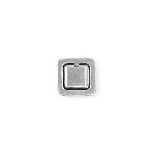 QUADRATO BORDATO PELTRO - 12 MM - 3 PZ