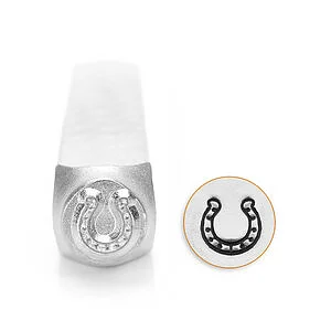 METAL STAMP - HORSE SHOE 6MM