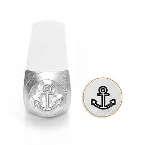 METAL STAMP - ANCHOR 6MM
