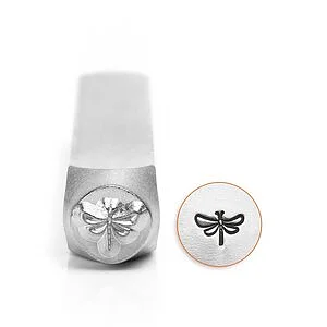 METAL STAMP - DRAGON FLY 6MM