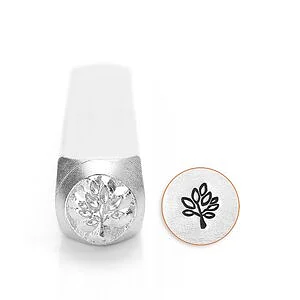METALL-MOTIVSTEMPEL - LAUBBAUM 6MM