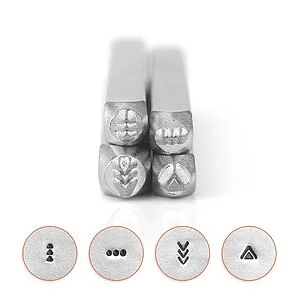 SET STAMPI PER METALLI - SERIE MANDALA 4 - 4 PZ