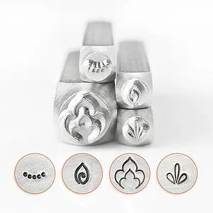 METAL STAMP PACK - MANDALA HENNA PACK - 4 PCS
