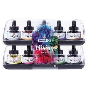 TALENS ECOLINE MISCHFARBEN SET 10 X 30ML